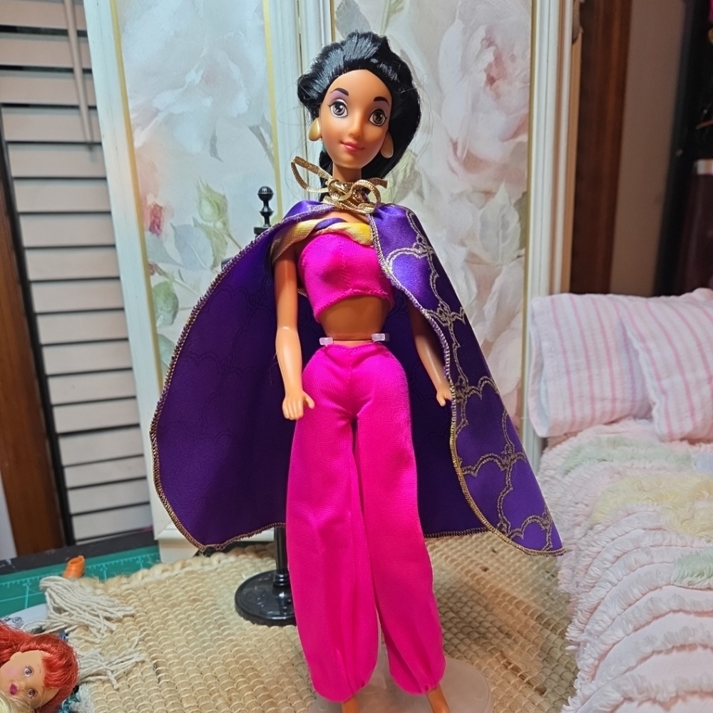 Purple and Pink Doll with Cape